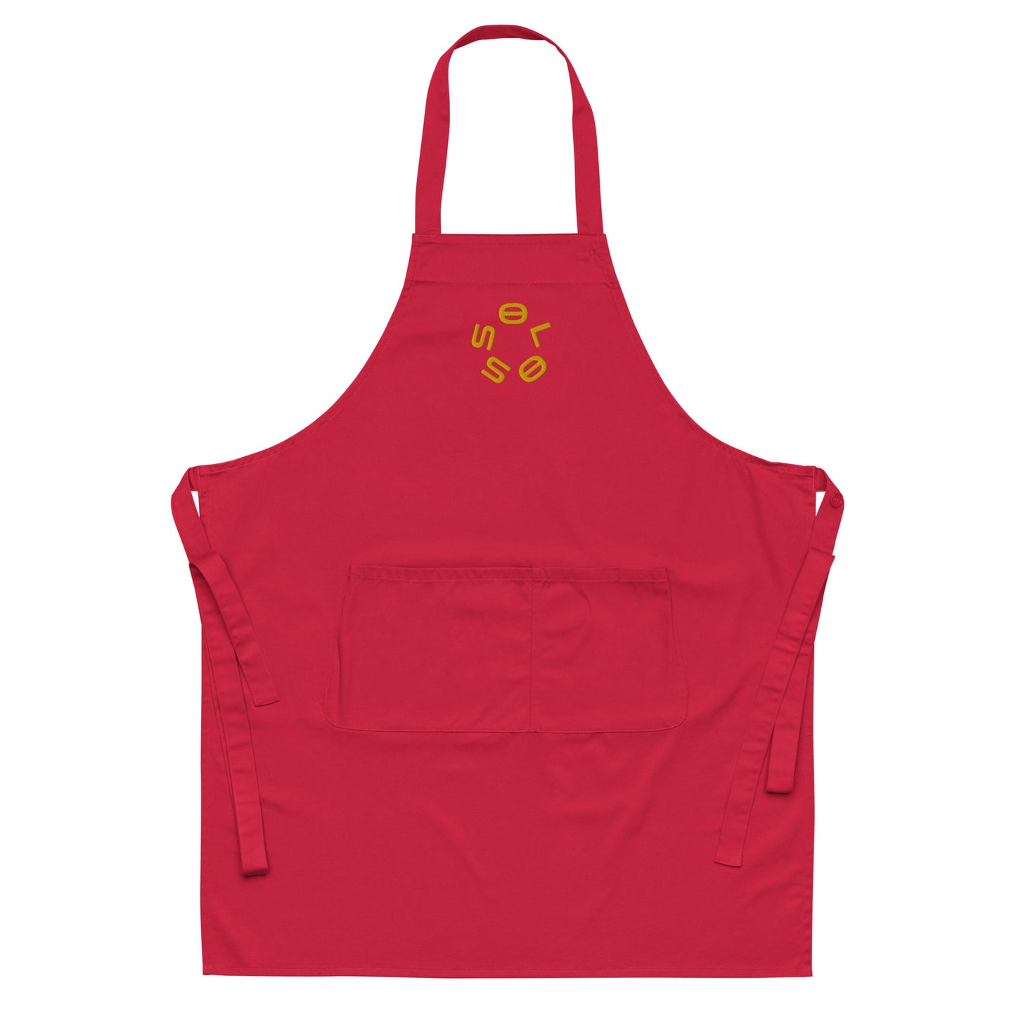 GOLD SSOLO Organic cotton apron.