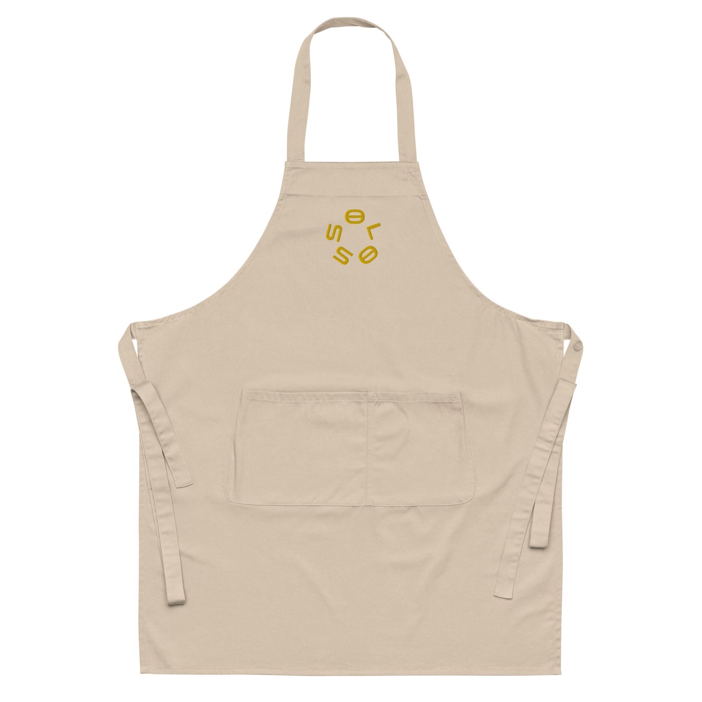 GOLD SSOLO Organic cotton apron.