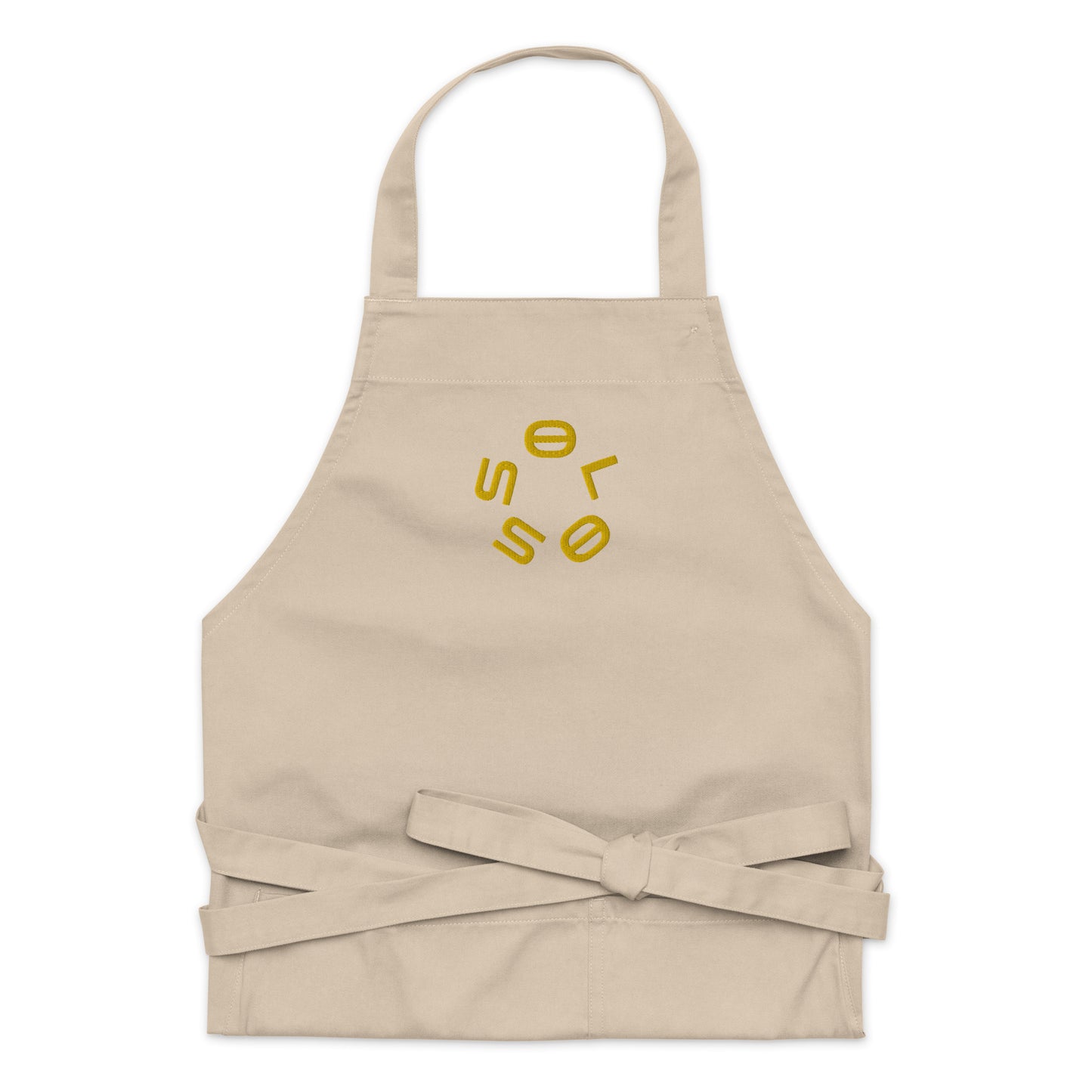 GOLD SSOLO Organic cotton apron.