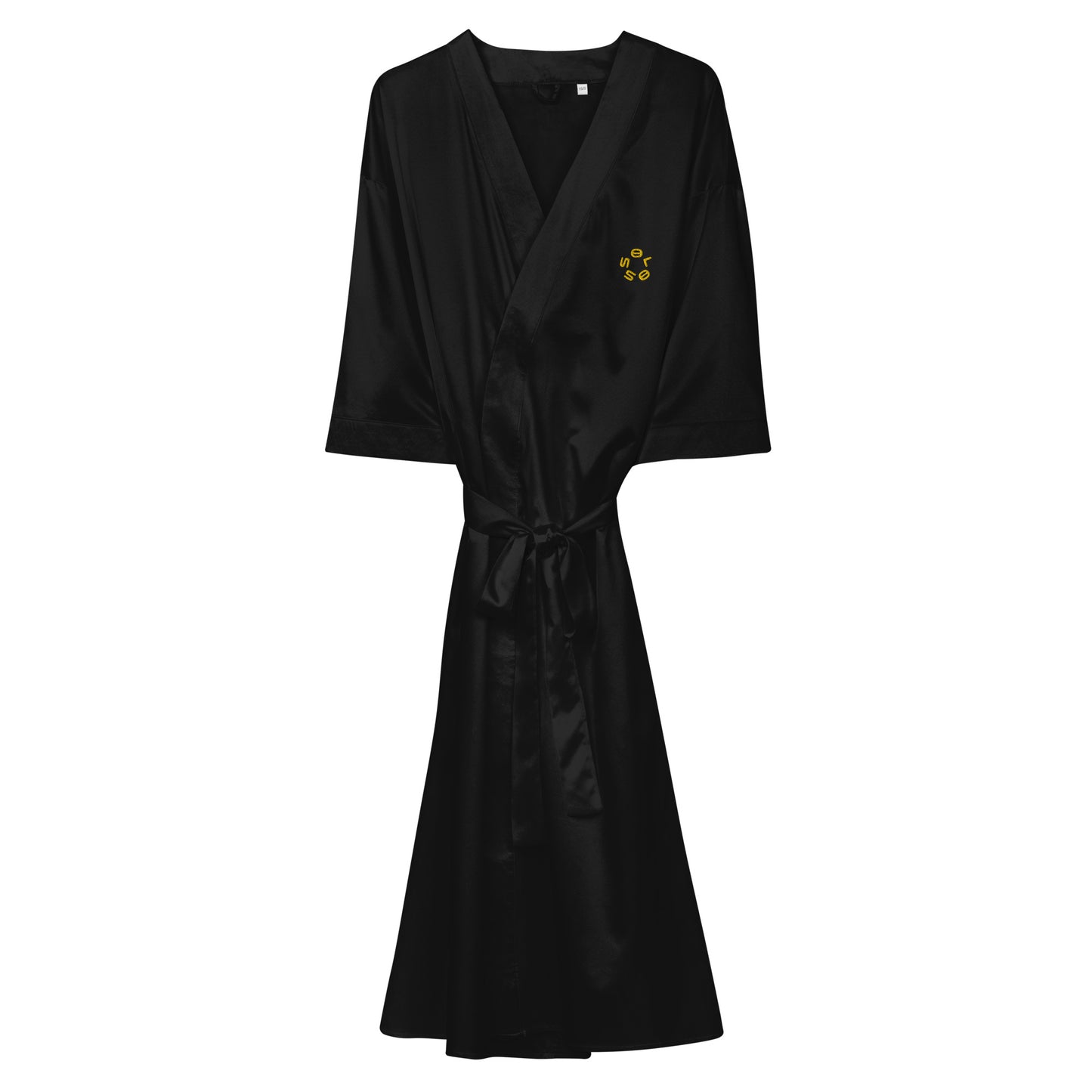 GOLD SSOLO women’s small CIRCLE Satin robe.