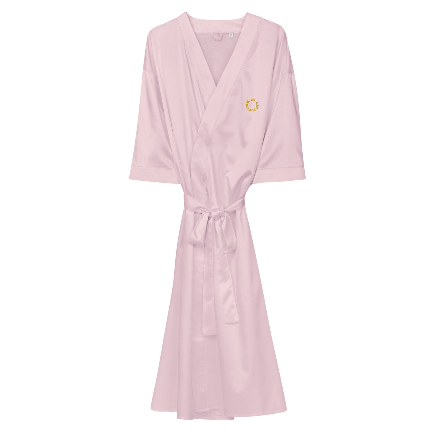 GOLD TIME IS LIFE small CIRCLE - Satin robe