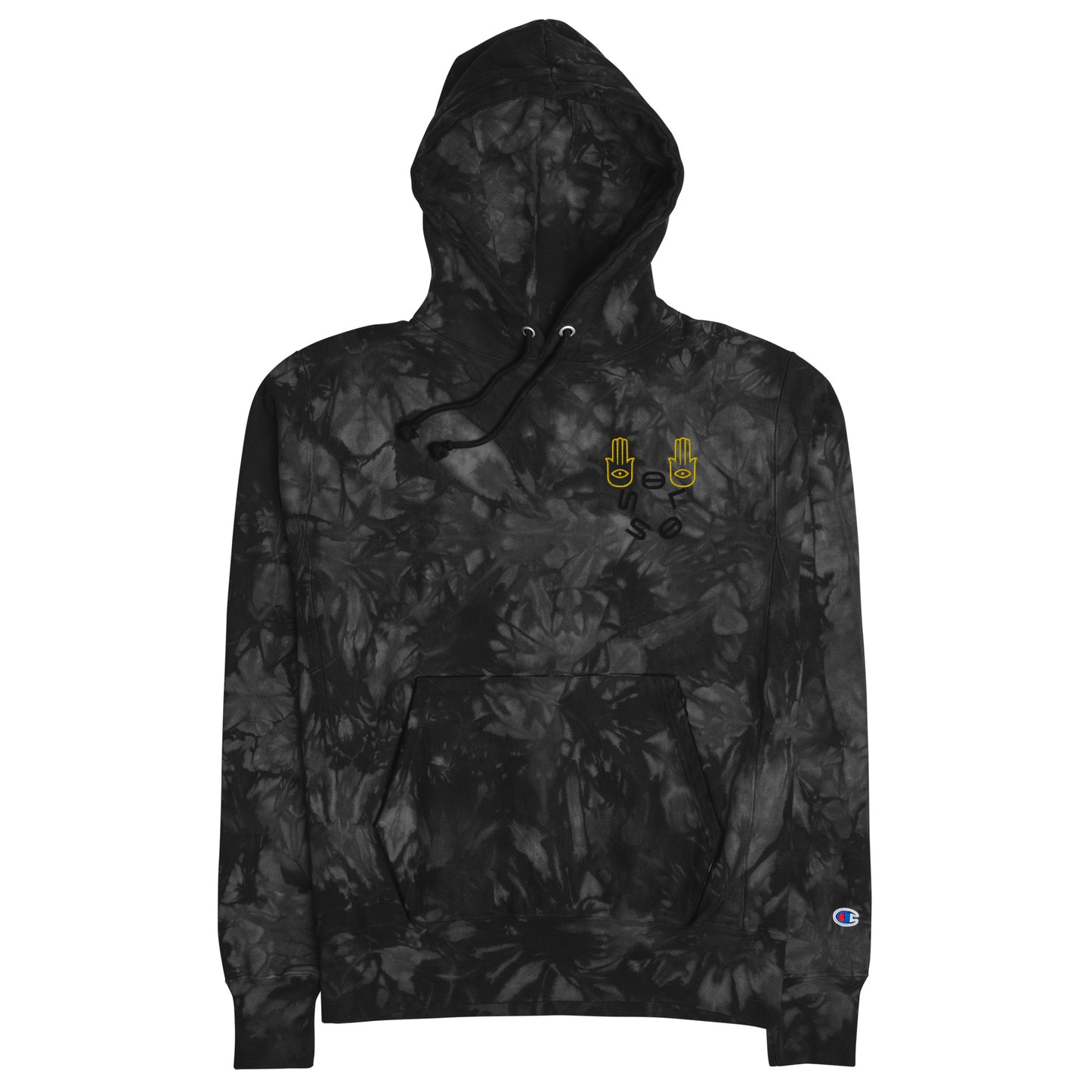 THE ONE'S WON Champion tie-dye hoodie.