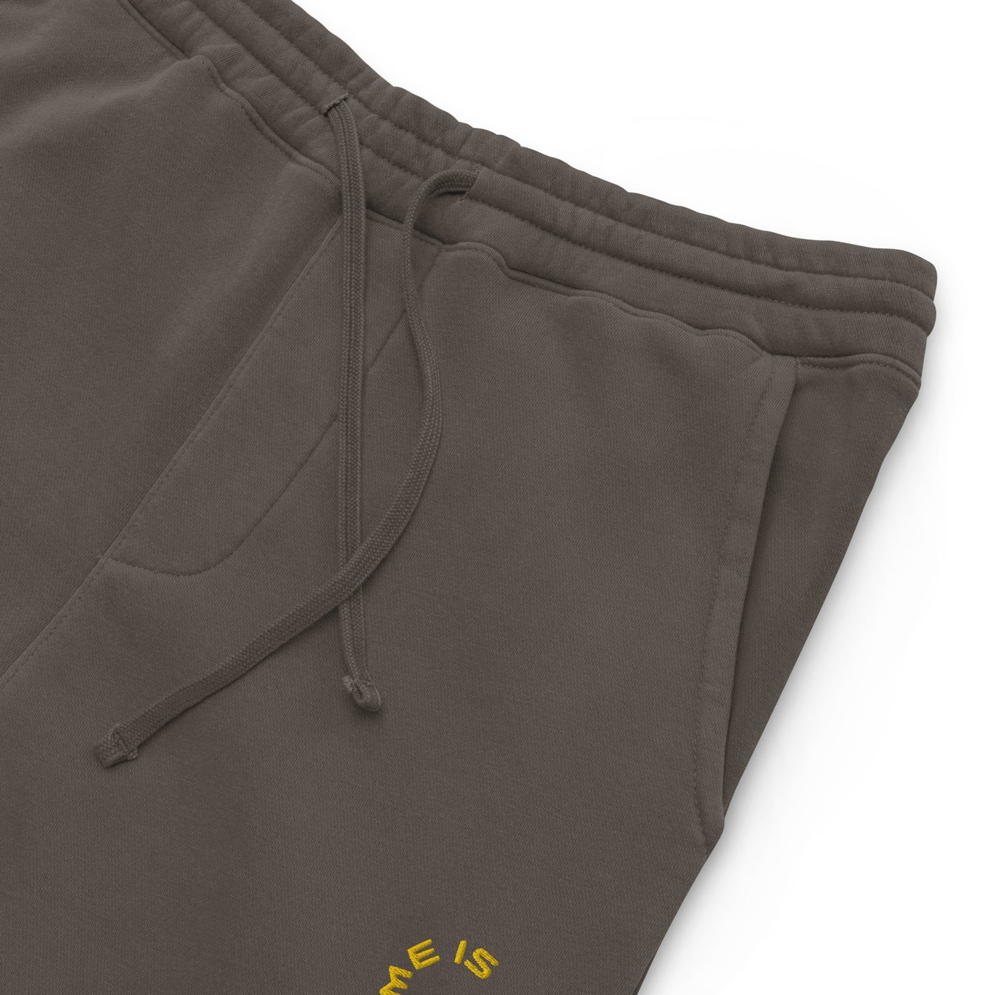 GOLD TIME IS LIFE small CIRCLE - pigment dyed sweatpants