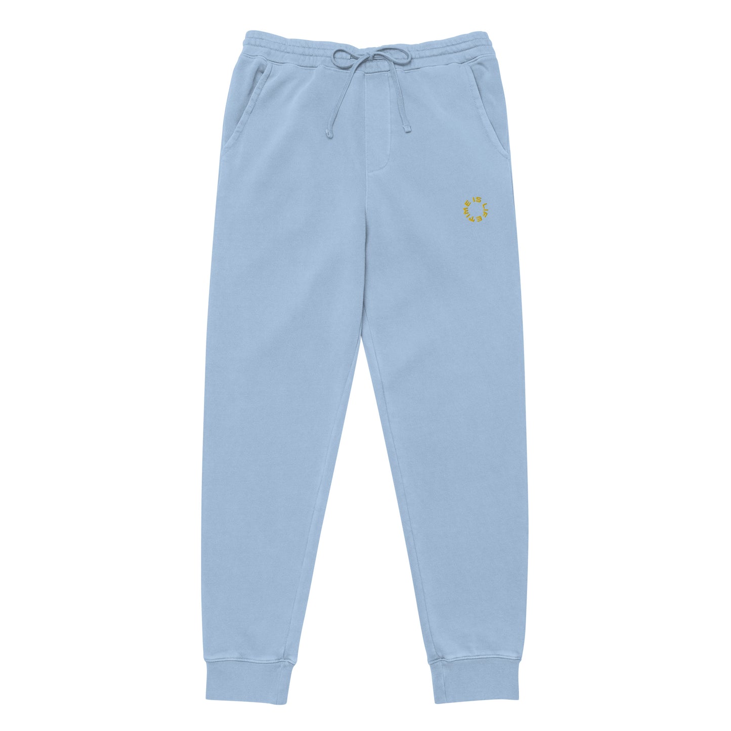 GOLD TIME IS LIFE small CIRCLE - pigment dyed sweatpants