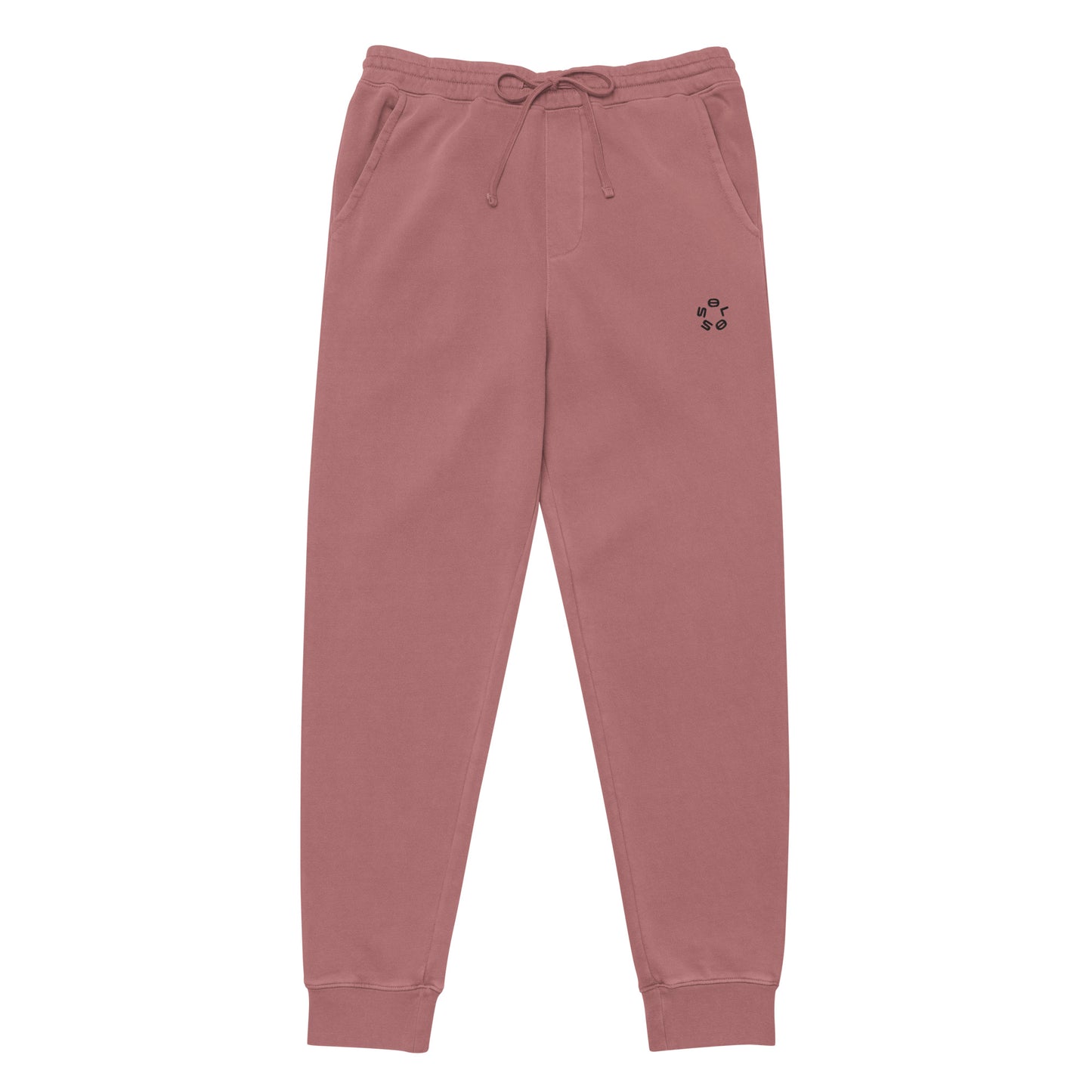 SSOLO small CIRCLE - pigment-dyed sweatpants.