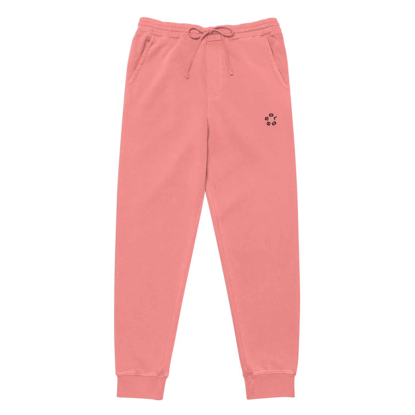 SSOLO small CIRCLE - pigment-dyed sweatpants.