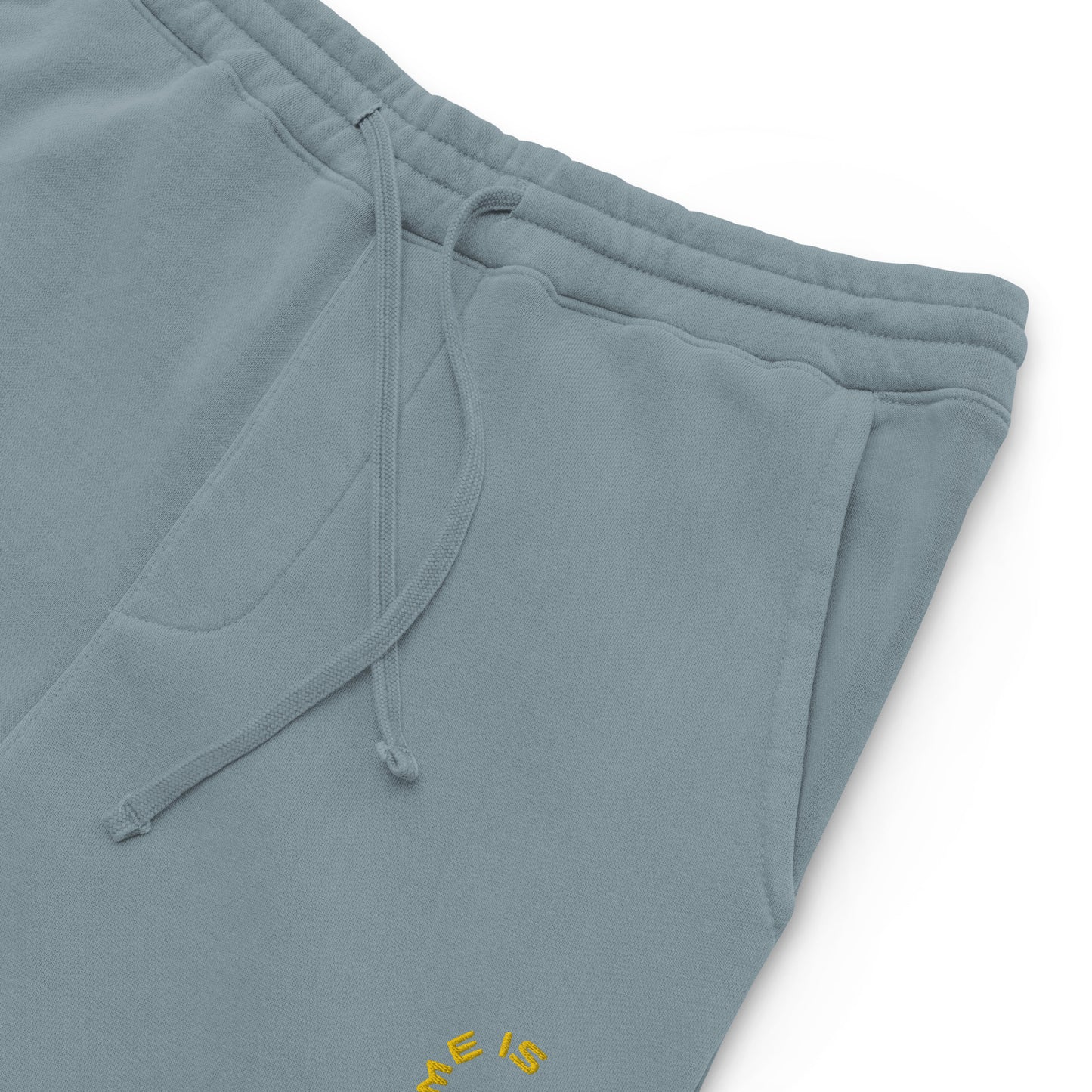 GOLD TIME IS LIFE small CIRCLE - pigment dyed sweatpants